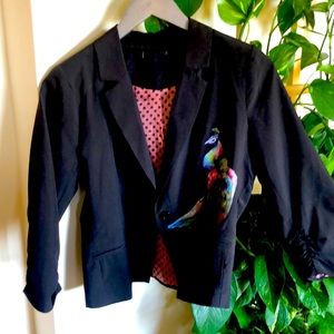 3x25 bundle up! Silky Peacock blazer